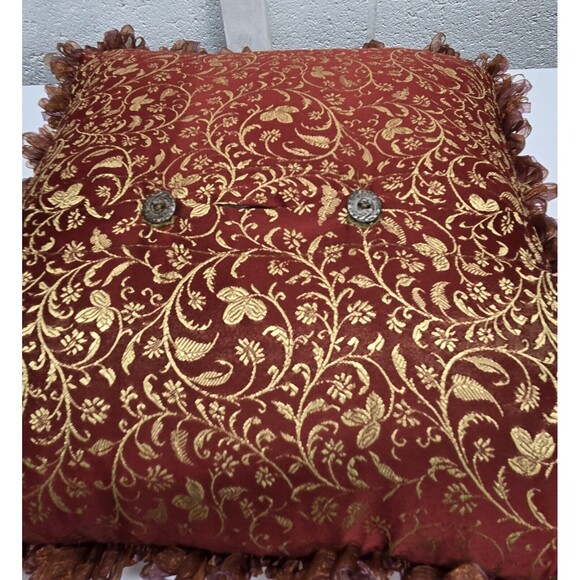 Pillows Embroidered Bee Ant  Frog Butterfly Dragonfly Snail Ladybug Moth Vintage - Picture 4 of 12